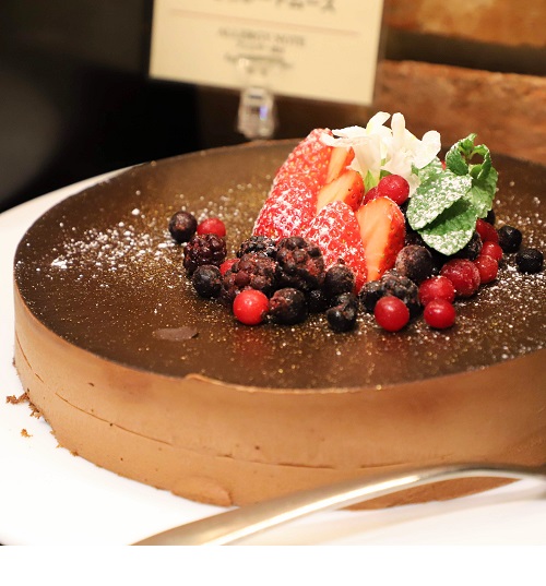 バルバッコア渋谷のチョコレートケーキ