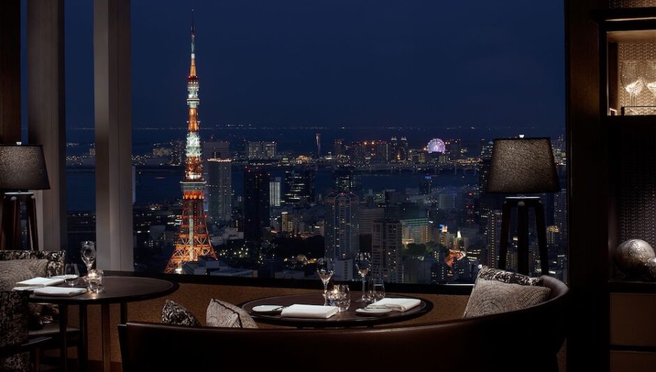 ザ・リッツカールトン東京 タワーズのディナー｜夜景