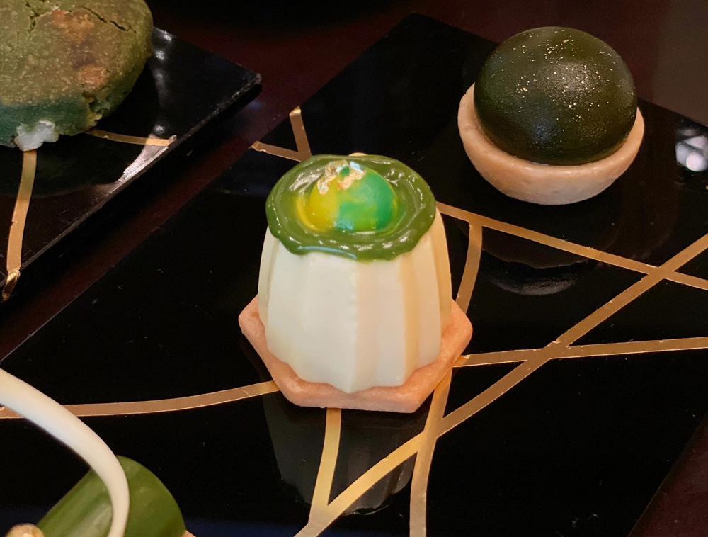 ANAインターコンチネンタルホテル東京のアフタヌーンティー｜抹茶と柚子のムース