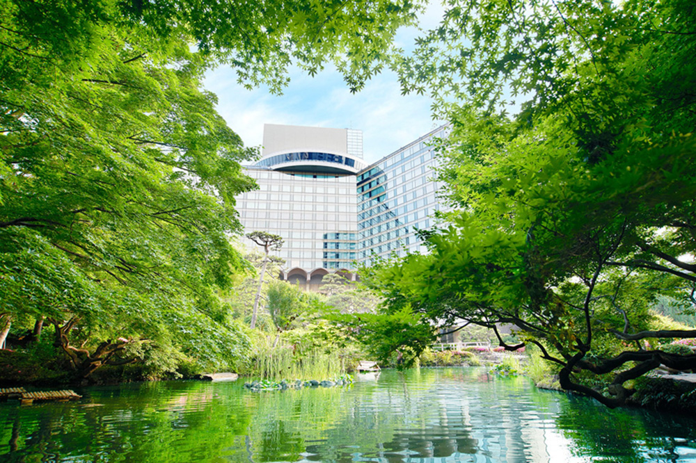 ホテルニューオータニのスイーツビュッフェ｜日本庭園